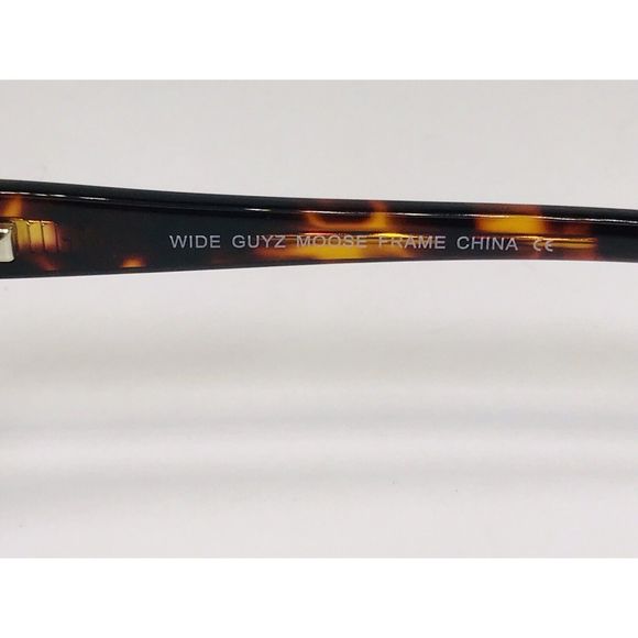 New Wide Guyz Tortoise MOOSE Eyeglasses 60mm for The Stylish Large Man - Picture 10 of 12